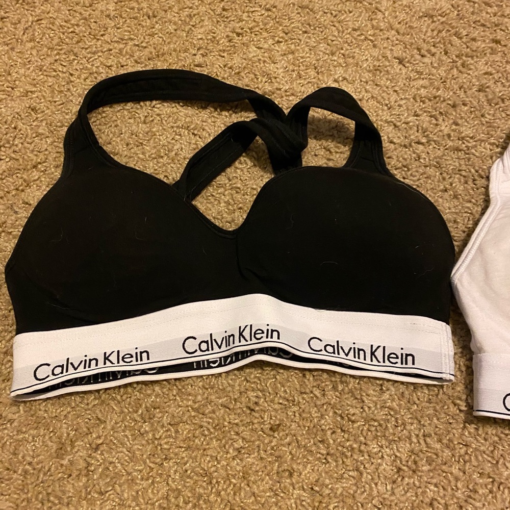 3 Calvin Klein bralettes